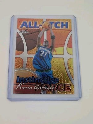 2000 Topps Chrome All-Etch Instinctive Force #AE11 Kevin Garnett Minnesota NBA - Image 1 of 3