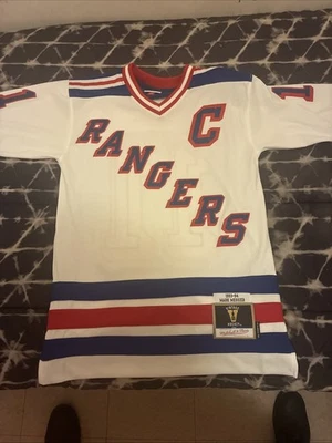 New York Rangers Mark Messier #11 Mitchell & Ness 1993/94 NHL Power Play Jersey - Image 1 of 4