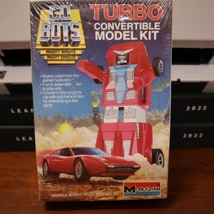 Rare Vintage GO Bots Turbo Convertible Model Kit 1984 Monogram 6069 Sealed NIB - Picture 1 of 5