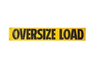 Ms Carita CVM104 12" X 72" Vinyl Mesh Oversize Load Sign New - Picture 1 of 2