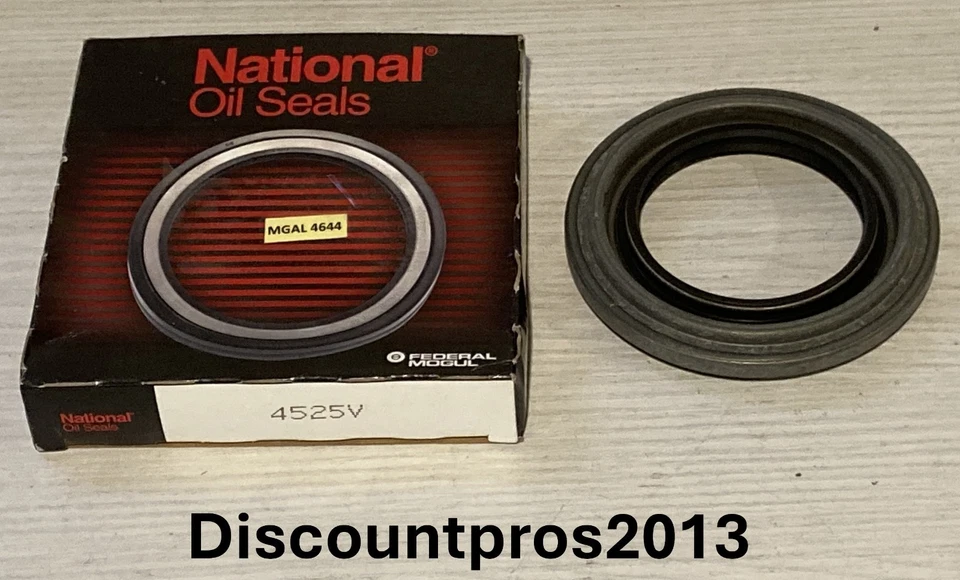 Sello de piñón diferencial National Oil Seals 4525V Chevy Dodge Ford GMC 1988-2001 Foto 1 de 1