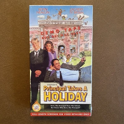 Principal Takes a Holiday VHS 2001 Screener Promo Tape Brand New Sealed Disney - Image 1 of 4