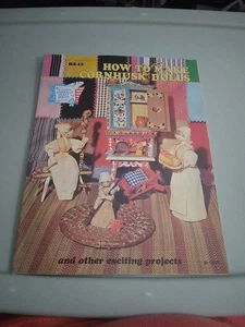 How To Make Cornhusk Dolls other exciting projects Pattern Book HA-13 1973 - Foto 1 di 9