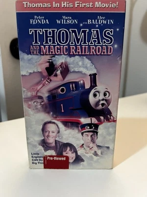 Thomas and the Magic Railroad VHS Tape 2000 Peter Fonda Alec Baldwin Slip Sleeve - Image 1 of 3