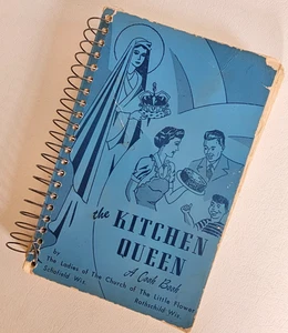 Vtg 1970s ST. THERESE CHURCH COOKBOOK WISCONSIN Schofield PB - Picture 1 of 2