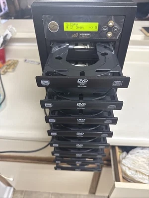 Acumen 1 to 8 DVD CD Duplicator -  Multiple Discs Copier Burner Re-Writer Tower - Image 1 of 4