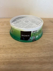 Sony DVD+RW 120min/4.7 GB Blank Discs, 25-Pack Spindle New See Description - Picture 1 of 9