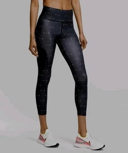 Nike Air Damen 7/8 All Over Logo Prints Laufleggings DJ0899-010 Größe XL - Bild 1 von 15