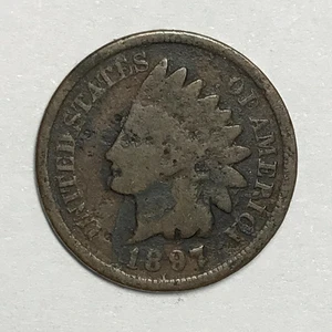 1897 Indian Head Cent Coin  Very nice 98 - Picture 1 of 1