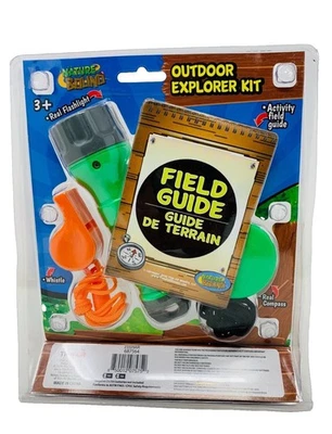 Nature Bound Outdoor Explorer Kit Taschenlampe Kompass Pfeife Field Guide 3+ - Bild 1 von 4