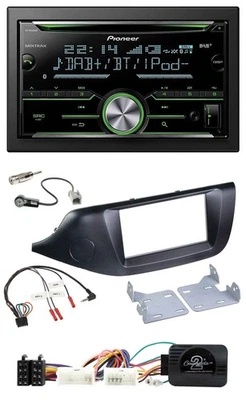 Pioneer Bluetooth Lenkrad DAB 2DIN USB CD Autoradio für Kia Ceed ab 2012 schwarz - Bild 1 von 4