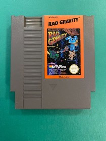 ** RAD GRAVITY NES Nintendo Cartridge UNTESTED PAL Retro Game