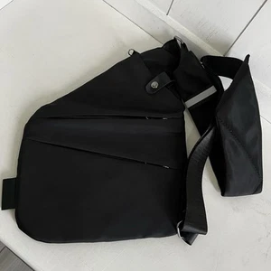 Bandolera unisex antirrobo bolsa de viaje unisex negra - Imagen 1 de 6