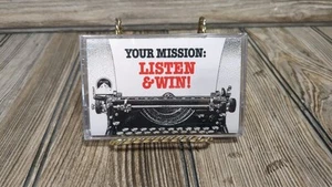 Paramount & Purina Mission: Impossible Your Mission Listen & Win Cassette (New) - Picture 1 of 5