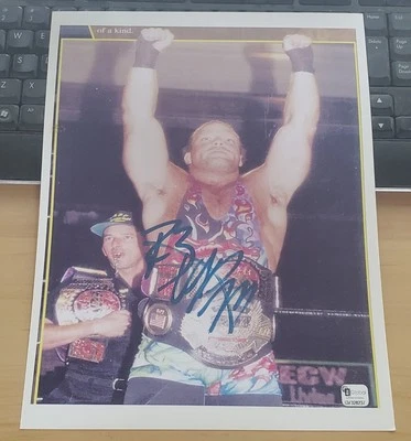 ROB VAN DAM 8.5 X 11 WWE ECW SIGNED AUTO AUTOGRAPHED PHOTO GAI/DNA COA - Image 1 of 4