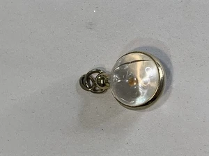 Vtg 60s Mustard Seed Incases Lucite Amulet Of Faith Watch Fob Pendant Religious - Picture 1 of 5