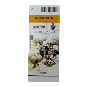 Chris Kunitz Double 2nd OT Game 7 Winning Goal 2016 ECF Playoff Full Ticket Stub - Picture 1 of 2