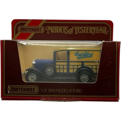 Modelos Matchbox de Antaño Y21 1930 Modelo A Ford 1:40 Bartletts Semillas 1984 Foto 1 de 4