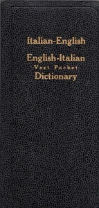 Italian-English English-Italian Vest Pocket Dictionary by Ottenheimer - Imagen 1 de 1