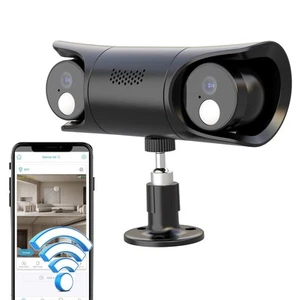 Security Camera Wireless Indoor, House Camera with Dual WiFi Cams for Baby Mo... - Picture 1 of 7