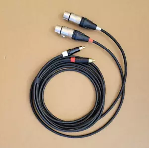 Cable Mogami 2552 de 10 pies doble neutro XLR hembra 3 pines a RCA sonido de audio profesional macho - Imagen 1 de 6
