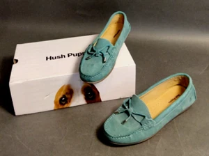 Hush Puppies Women's Loafer - Maggie - Teal Suede UK 5 EU 38 - AL/JE - Picture 1 of 17