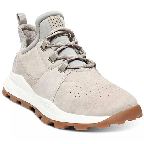 Scarpe da ginnastica Timberland Brooklyn Oxford in camoscio tortora chiaro tutte le taglie