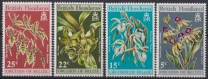 F-EX20449 BRITISH HONDURAS BELIZE BELICE MNH 1970 ORCHILD ORQUIDEAS FLOWERS FLOR - Picture 1 of 1