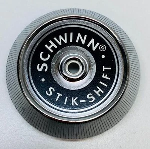 new 1968-1973 Schwinn STINGRAY Krate STIK-SHIFT COVER Shifter knurled with DECAL - Picture 1 of 5
