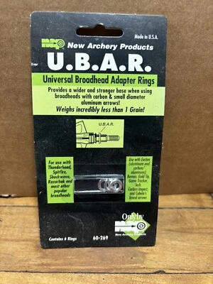 Anillos adaptadores de cabeza ancha NAP UBARS - TARJETA BLISTER (PAQUETE DE 6) - 60-269 se envía gratis Foto 1 de 2