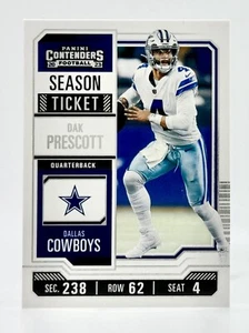 2023 Panini Contenders Season Ticket #28 Dak Prescott Dallas Cowboys - Picture 1 of 2