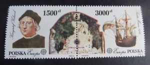 Polonia 1992 Europa 500th Ann Columbus barco SG3403/4 MNH UM sin montar como nuevo - Imagen 1 de 1