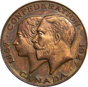 1867 - 1927 Canada Confederation Medal  (02013) - Picture 1 of 2