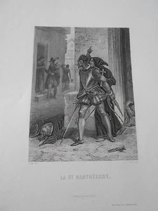 Gravure 19ème - La Saint Barthélemy - Picture 1 of 1