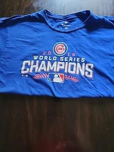 2016 world series champion cubs two extra large shirt - Picture 1 of 5