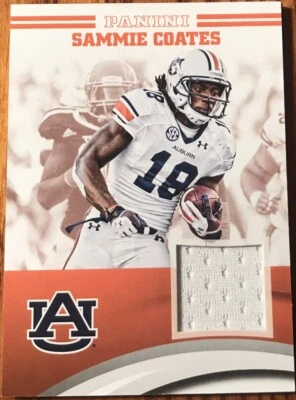 2015 Panini Auburn Team Collection Jersey Sammie Coates SC-AU Tigers - Image 1 of 2