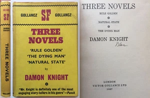 DAMON KNIGHT Three Novels Gollancz sgnd 1st UK hc SCIENCE FICTION stories space! - Foto 1 di 6