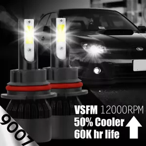 9007 HB5 1400W 210000LM CREE COB LED Faros Kit Bombillas de Alimentación Alta/Lo 6000K Blanco - Imagen 1 de 12