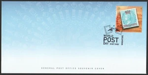 SINGAPORE 2020 UPU WORLD POST DAY 9 OCT. SPECIAL "E" DATESTAMP ON SOUVENIR COVER - Picture 1 of 1