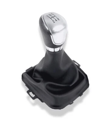 Pomello Cambio 5 Marce Cuffia Compatibile con Ford Fiesta MK5 2008 MK6 2008-2012 - Immagine 1 di 4