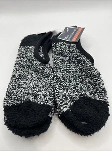 West Loop Women’s Cozy Sock liners - Size 4-10 (2 pairs) Black and White - Picture 1 of 1