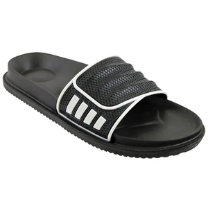 Men's Casual Slide Slip on Sandals Shower Beach Pool Slippers Water Shoes - Picture 1 of 20