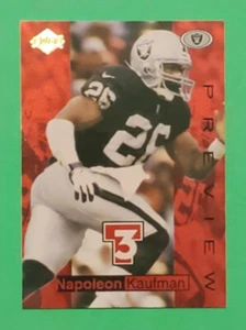 1998 Collector's Edge Supreme Season Review #21 Napoleon Kaufman T3 Preview SP - Bild 1 von 2