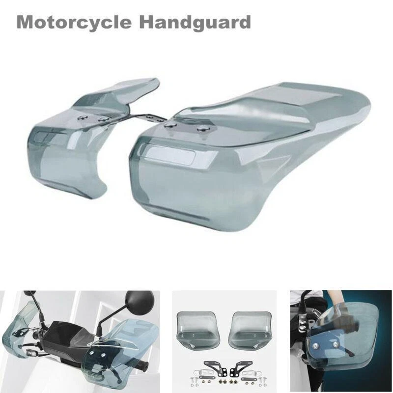 Motorcycle Hand Guard Windshield Wind Cold Protection Shield Kit Front Handlebar - Image 1 of 4