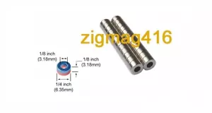 D1/4" x 1/8" id x 1/8" thick, N52, Rare Earth, Neodymium Ring Magnets-Pack of 20 - Picture 1 of 1