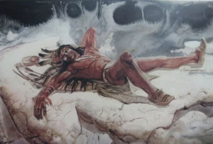 JASON WILLIAMSON WESTERN INDIAN ART LITHOGRAPHIC SIGNED & NUMBERED 444 / 500 - Picture 1 of 10
