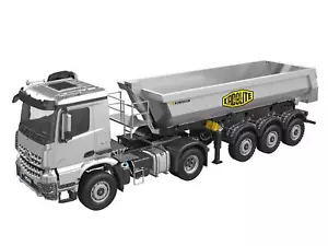 Kabolite 4X4 1/14 RC RTR Zugmaschine LKW 5801 3Achsen Elektro Hebekipper Anhänger - Bild 1 von 2