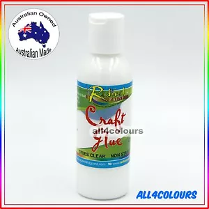 125ML OZ Made NON TOXIC Craft Glue ACID FREE adhesive Non Staining Water Base - Picture 1 of 2