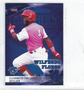 2022 Clearwater Threshers (Single A-Philadelphia Phillies) Wilfredo Flores