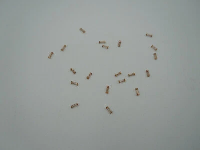 LIFE-LIKE "M" CHASSIS MOTOR BRUSH SPRINGS ~ 20 PC NEW REPRODUCTIONS ~ .006" BTO - Image 1 of 3